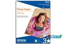 Epson Papel Glossy Calidad Fotográfica, 20 Hojas de Tamaño