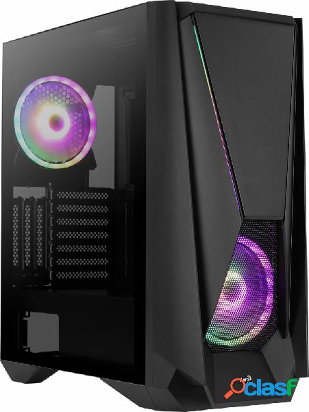 Gabinete Aerocool VISOR-G-BK-V1 con Ventana, Midi-Tower,