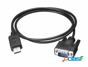 Rosslare Security Cable RS-232 Macho - USB Macho, Negro,