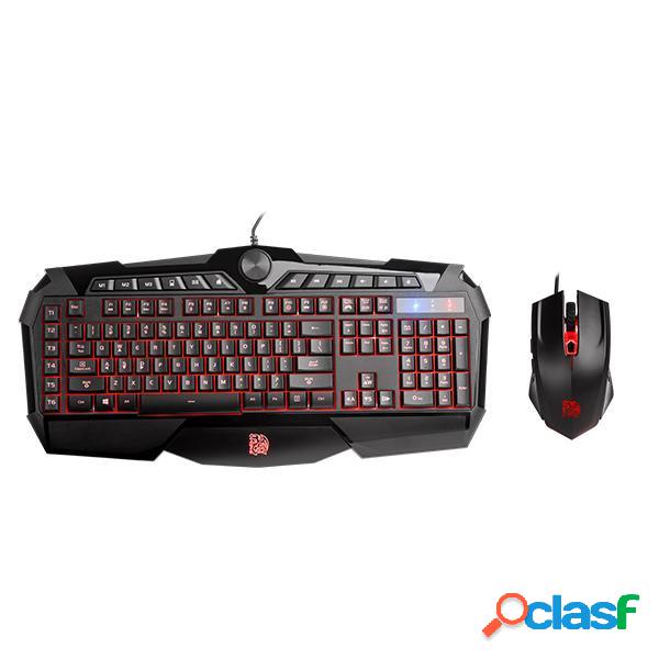 Kit Gamer de Teclado y Mouse Tt eSPORTS CHALLENGER Prime RGB