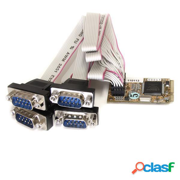 StarTech.com Tarjeta PCI Express MPEX4S552, 4x DB-9