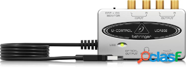 Interfaz de Audio Behringer U-Control UCA202, Entradas RCA