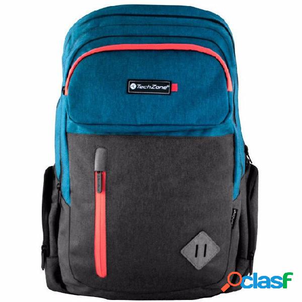 Techzone Mochila de Poliéster TZ16LBP30 para Laptop 15.6",