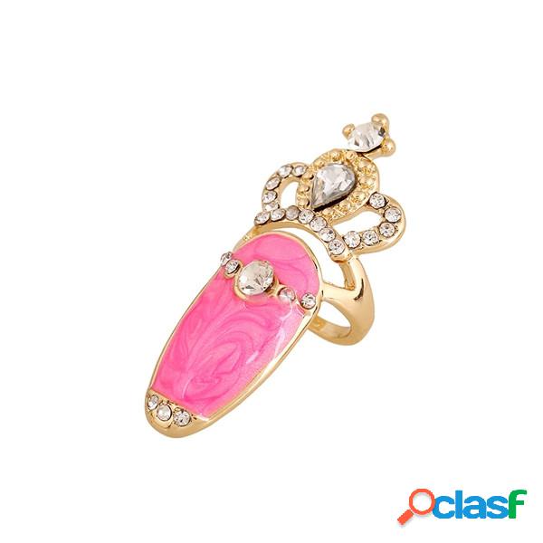 Anillo de corona de diamante