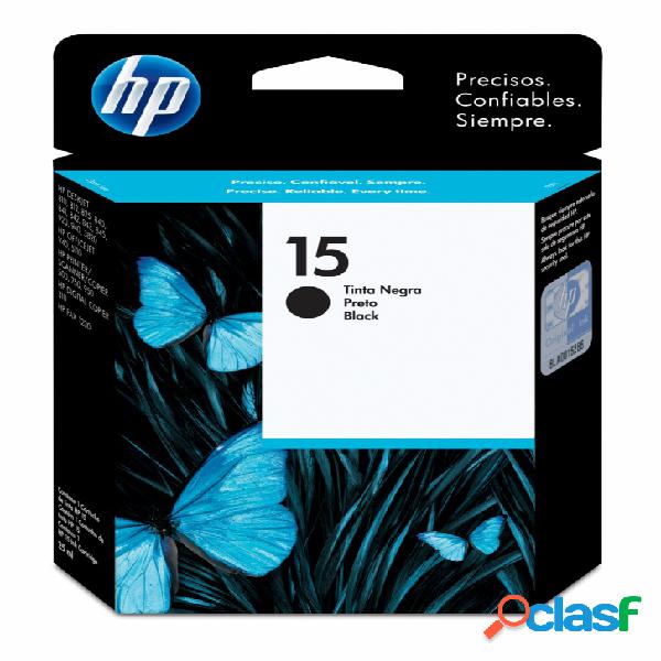 Cartucho HP 15 Negro Original, 500 Páginas - ¡Compra y