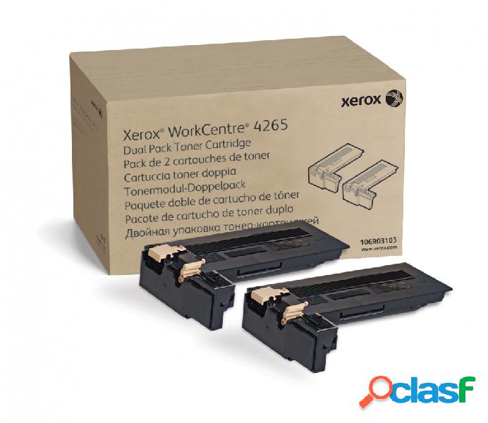 Tóner Xerox 106R03103 Paquete Doble Negro, 50.000 Páginas