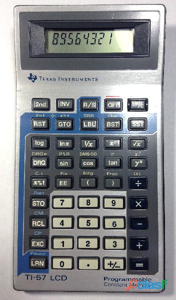 Calculadoras científicas SHARP ELW535X + TEXAS TI 57