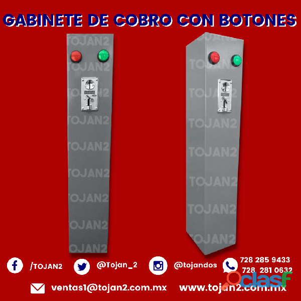 GABINETE DE COBRO CON BOTONES (LUZ)