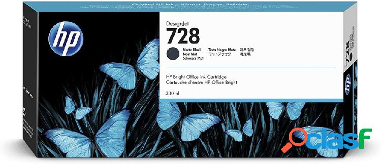 Cartucho HP 728 Negro Mate Original, 300ml - ¡Compra y