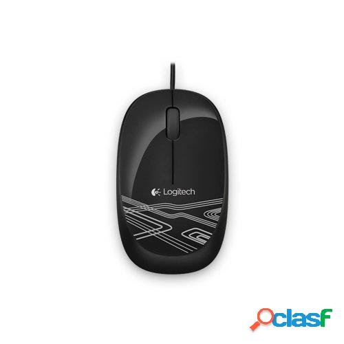 Mouse Logitech Óptico M105, Alámbrico, USB, Negro