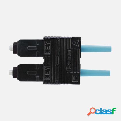 Panduit Cable de Fibra Óptica OM3 SC Macho - SC Macho, 2