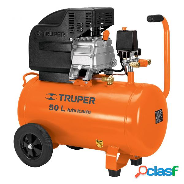 Truper Compresor de Aire Horizontal COMP-50LT, 50L, 3.5HP,