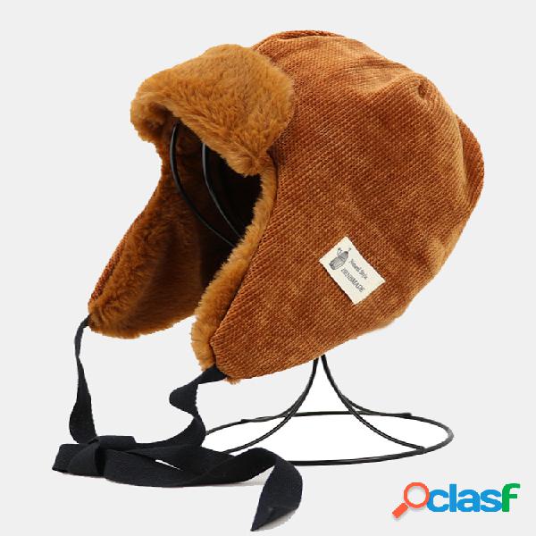 Mujer Hombre Trapper Sombrero Russian Winter Sombrero Bomber