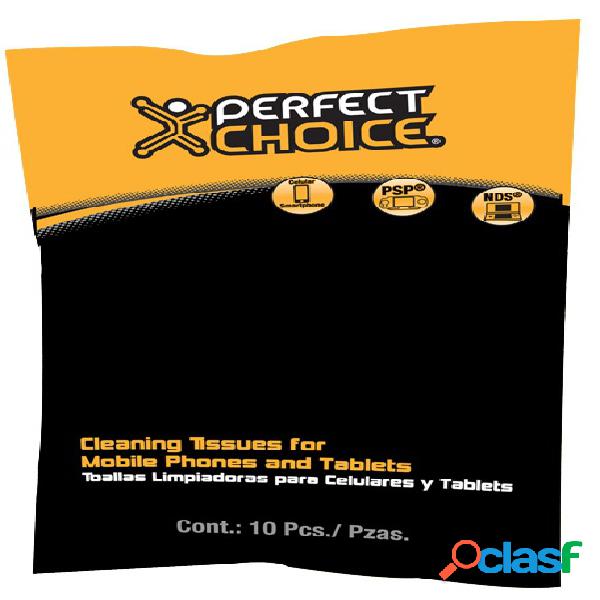 Perfect Choice Toallas Limpiadoras para Celulares y Tabletas