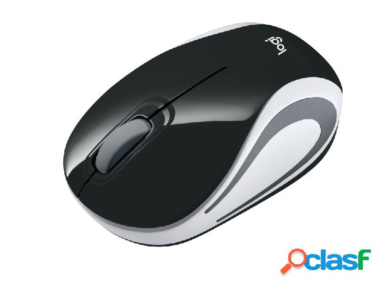 Mouse Logitech Óptico M187, Inalámbrico, USB-A, 1000DPI,