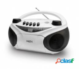 Misik Radiograbadora MG993, AM/FM, CD, Blanco