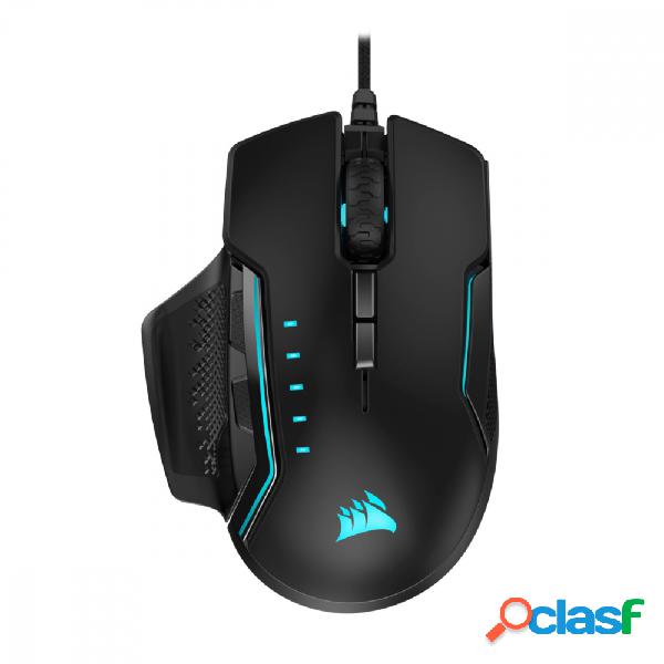 Mouse Gamer Corsair Óptico Glaive RGB Pro, Alámbrico, USB,