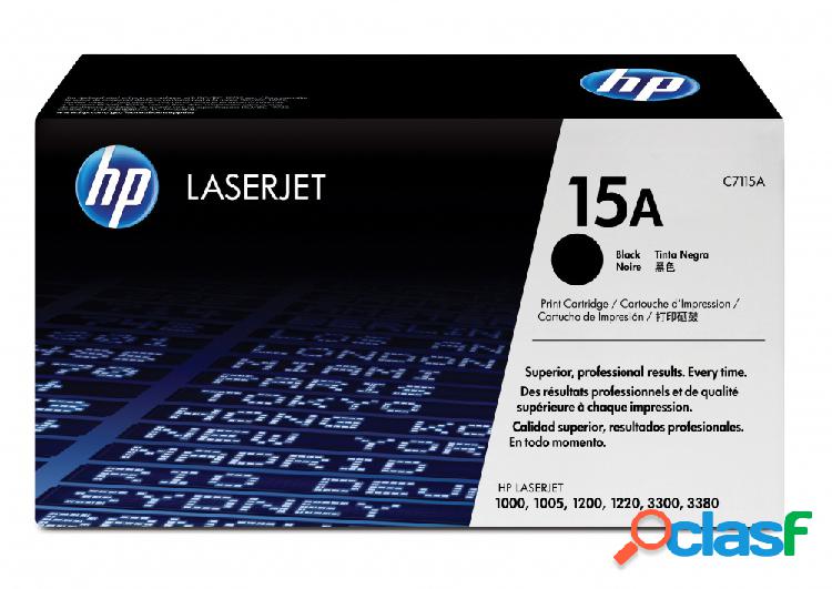 Tóner HP 15A Negro Original, 2500 Páginas