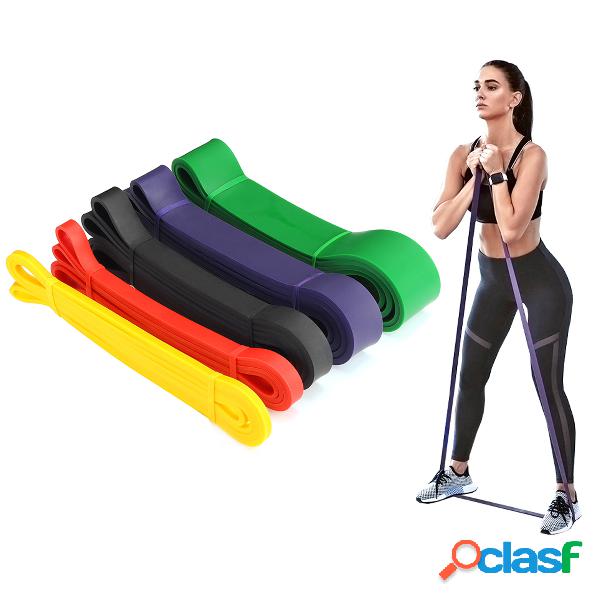 5-120Lbs Bandas de resistencia de látex Deportes Yoga Pull