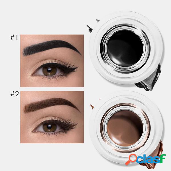 Delineador de ojos de doble uso en 5 colores Gel Crema