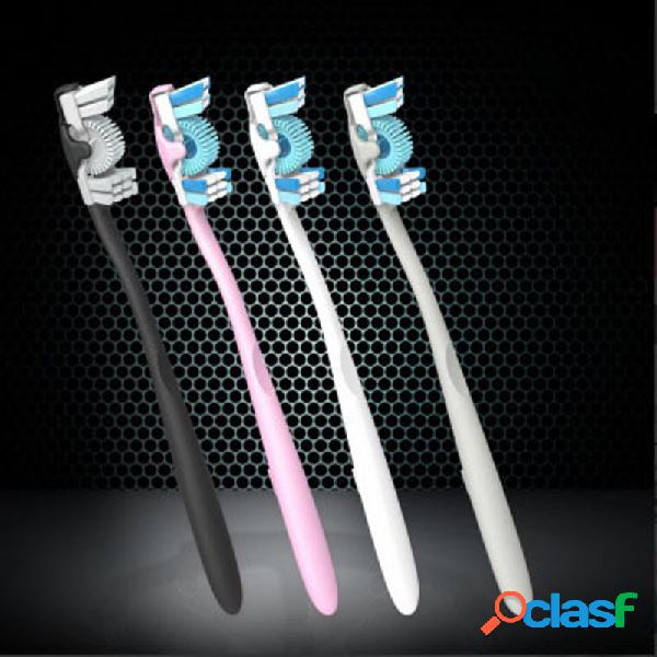 Cepillo de dientes extraíble semiautomático Scroll Cepillo