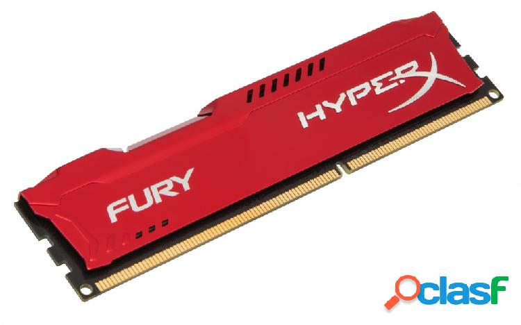 Memoria RAM Kingston HyperX FURY Red DDR3, 1333MHz, 4GB,