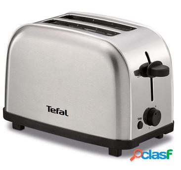 T-Fal Tostadora Ultra Inox, 2 Rebanadas, Plata