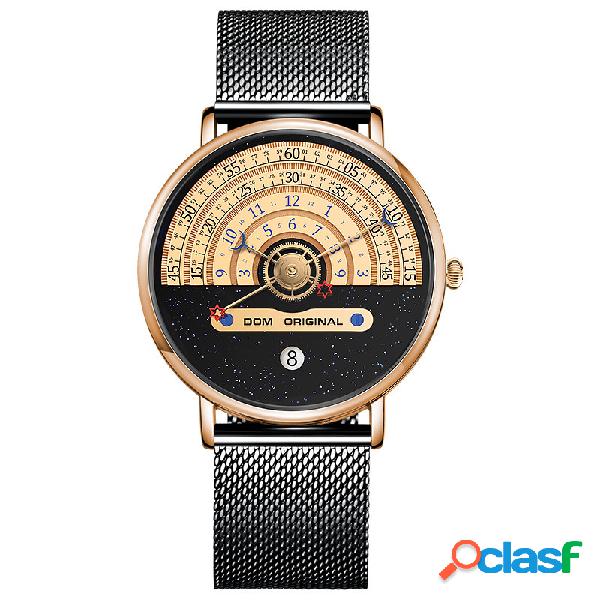 Reloj de moda para hombre 3ATM Impermeable Reloj de cuarzo