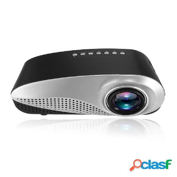 802 Mini portátil 1080P 3D HD LED Proyector Cine en casa