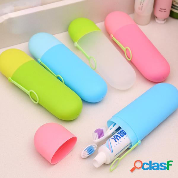 Honana Travel Pasta de dientes portátil para cepillos de
