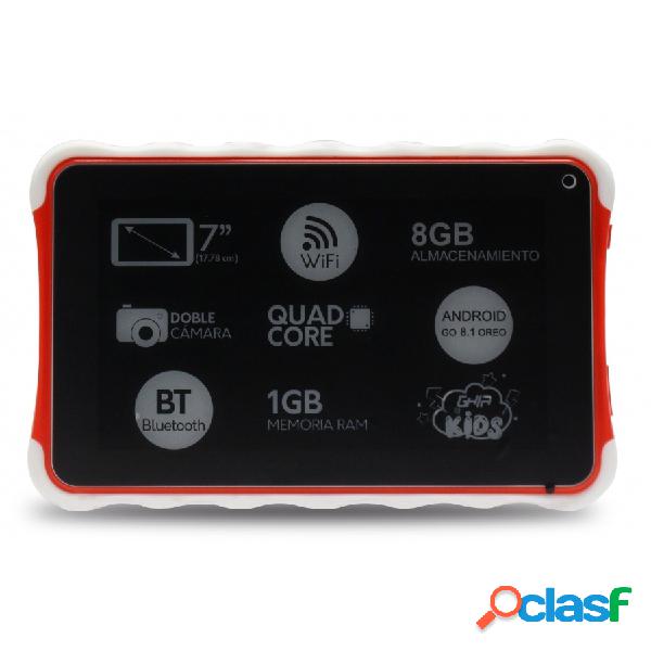 Tablet Ghia Kids GTAB718 7", 8GB, 1024 x 600 Pixeles,