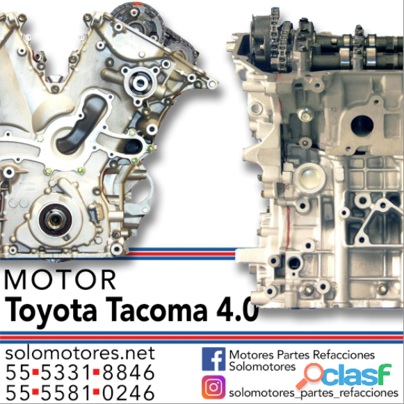 Motor re manufacturado Toyota Tacoma