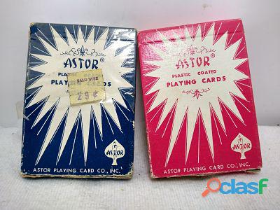 Naipes Astor Playing Card y Viking Vintage