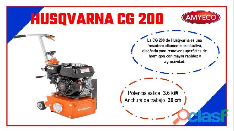 Máquinas para tratamiento de suelos Husqvarna CG 200