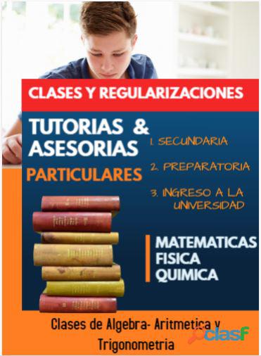 CLASES Y REGULARIZACIONES EN MATEMATICAS, FISICA Y QUIMICA(