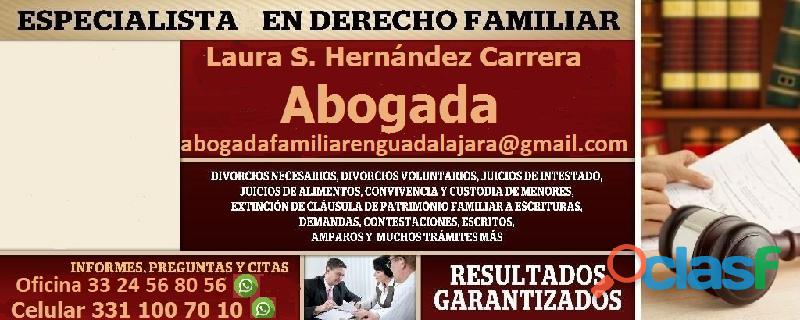 Abogada de familia en Guadalajara Divorcios económicos