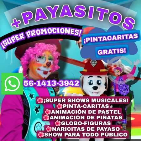 SHOW DE PAYASOS Y PAYASITAS EN VALLE DE CHALCO ®