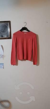 suéter color coral, Massimo dutti