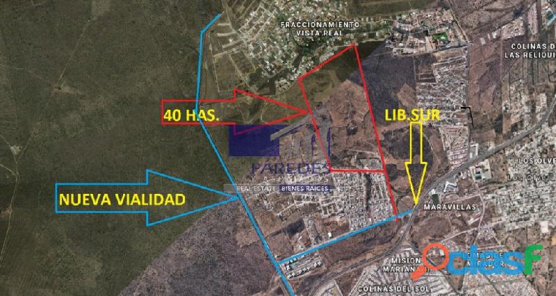 En venta 40 hectáreas para desarrollar Corregidora.
