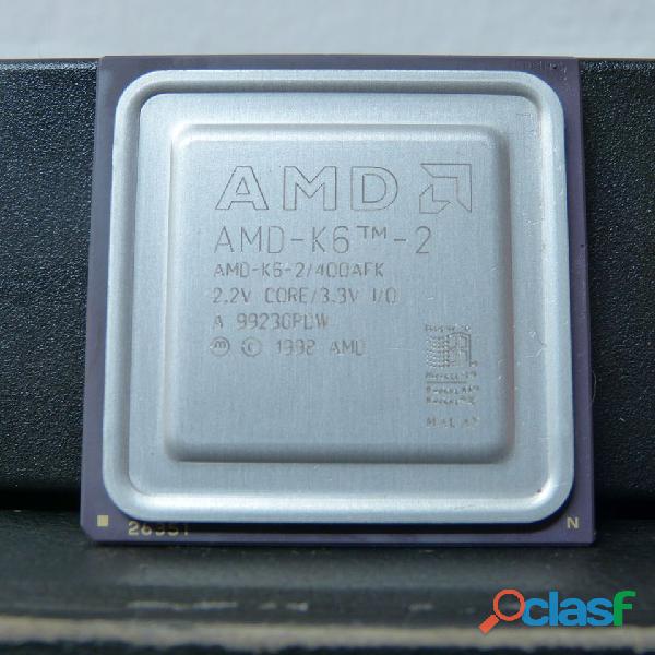 Microprocesador AMD K6 2/400AFK, Super 7, 32 bit x86, 400