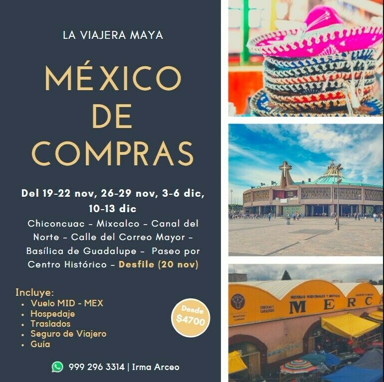 TOUR DE COMPRAS Y PASEO A MÉXICO