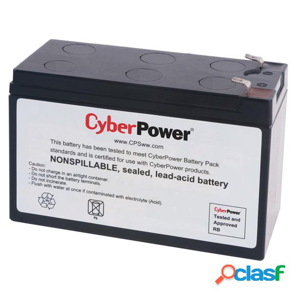 CyberPower Batería Externa para No Break RB1270, 12V,
