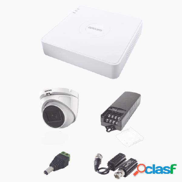 Epcom Kit de Vigilancia KEVTX8T4EG/A de 4 Cámaras CCTV Domo