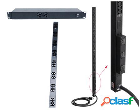 Hoffman PDU para Montaje en Rack DP1N190615, 1U, 120V, 15A