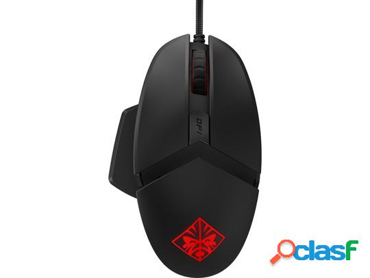 Mouse Gamer HP Óptico OMEN, USB, 16000DPI, Negro