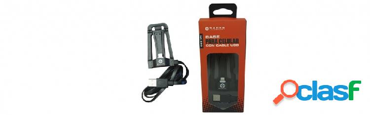 Naceb Soporte para iPhone, Lightning, Negro