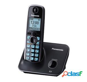 Panasonic Teléfono DETC con Pantalla LCD de 1.8, Azul/Negro