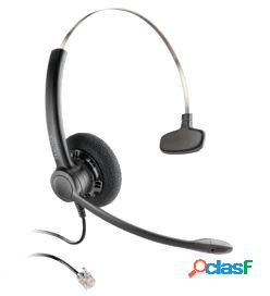 Poly Monoaural SP11, Alámbrico, 3.5mm, Negro