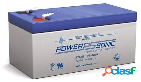 Power-Sonic Batería de Reemplazo para No Break PS-1230,