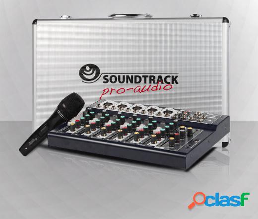 Soundtrack Mezcladora MX-702USB con Estuche y Micrófono, 7